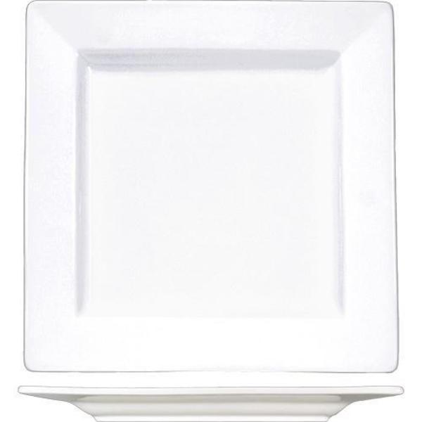 International Tableware Elite™ 9 1/8 in Square Fine Porcelain Plate, PK12 EL-9